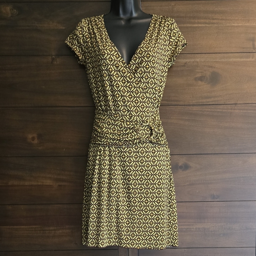 Rampage Size S Yellow and Green Mini Dress